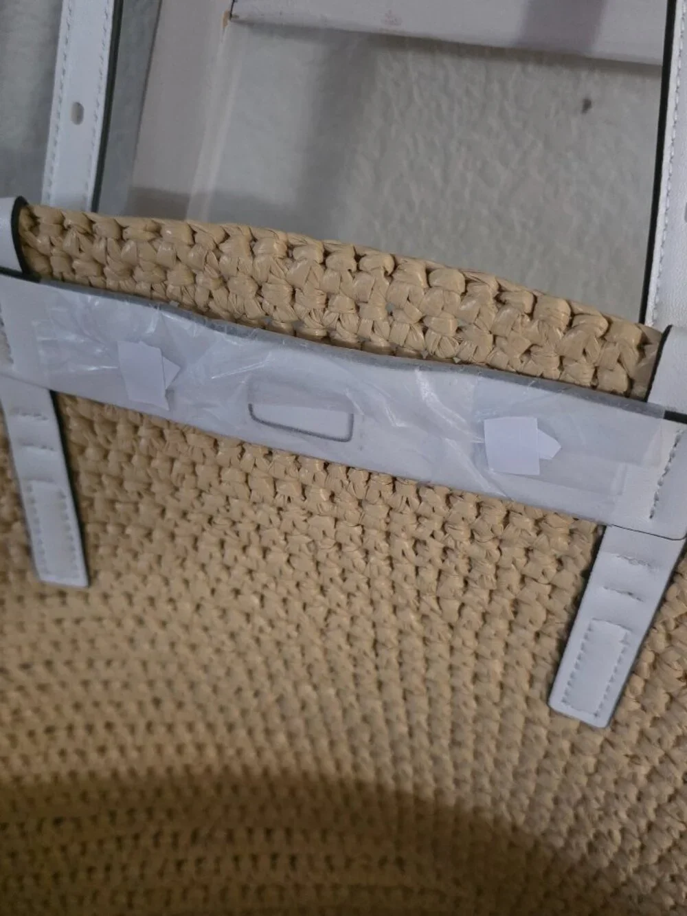 Michael Kors rafia bag
